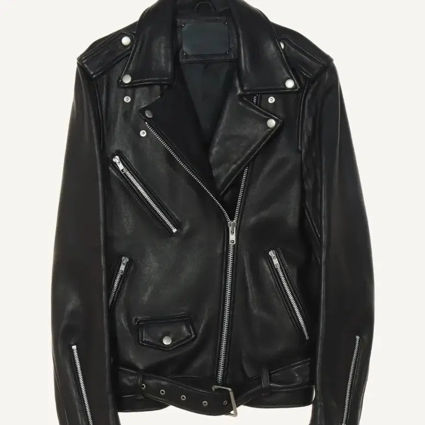 [BUNJANG] VIVASTUDIO Genuine Leather Rider Jacket Women's M / 비바스튜디오 천연 가죽 라이더 자켓 M