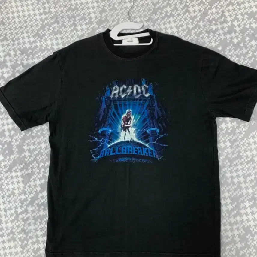 [BUNJANG] ACDC Black Volbreaker T-Shirt / ACDC 볼브레이커 반팔 티셔츠 블랙