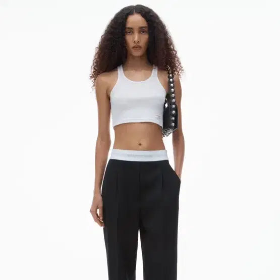 [BUNJANG] Alexander Wang Wool Tailoring Pleated Pants Black Size 10 / 알렉산더왕 울 테일러링 팬츠 블랙