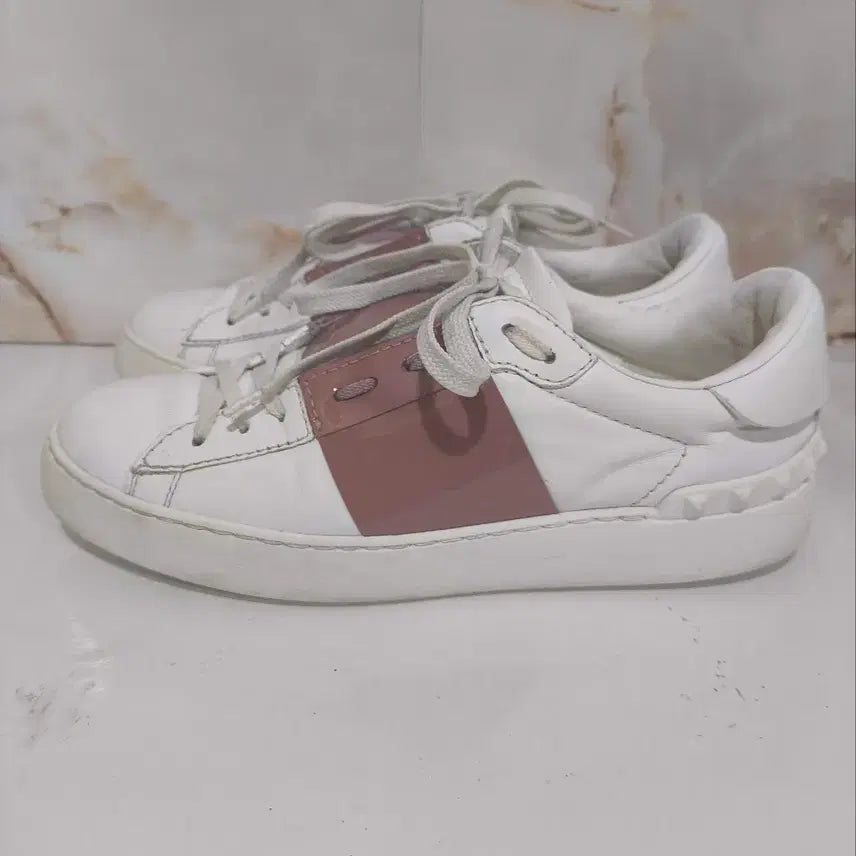 [BUNJANG] Valentino Hidden Open Pink Sneakers (240mm) / 37 240mm 발렌티노 히든 오픈 핑크 스니커즈