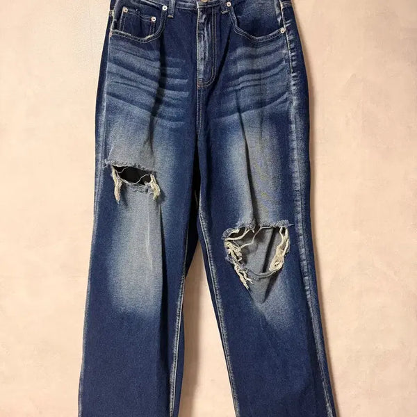 [BUNJANG] Women's Knee-Length Jeans / 무릎 청바지