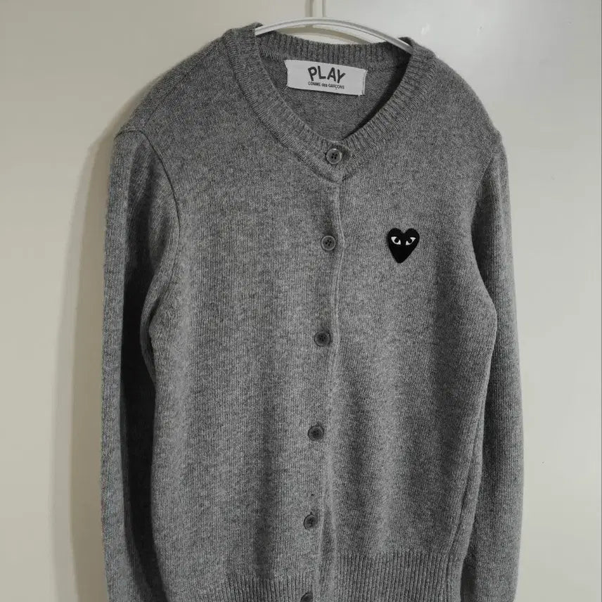[BUNJANG] Comme des Garçons Knit Cardigan Grey / 꼼데가르송 니트 가디건 그레이