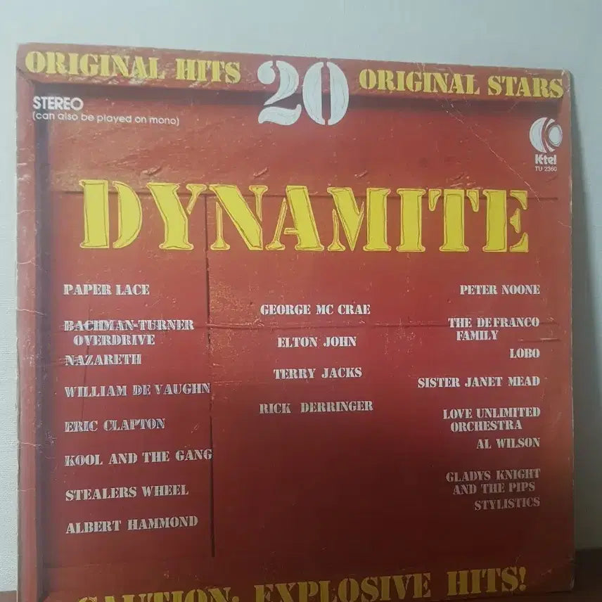 [BUNJANG] Old Pop LP Vinyl Collection - Various Artists (Elton John, Eric Clapton, Kool & The Gang, etc.) / VA: Dynamite 올드팝엘피 바이닐vinyl Oldpoplp 엘튼존 에릭클랩튼 쿨앤더갱 조지매크레이 알윌슨 페이퍼레이스 스타일리스틱스 나사레쓰 테리잭스 앨버트해먼드 Lobo