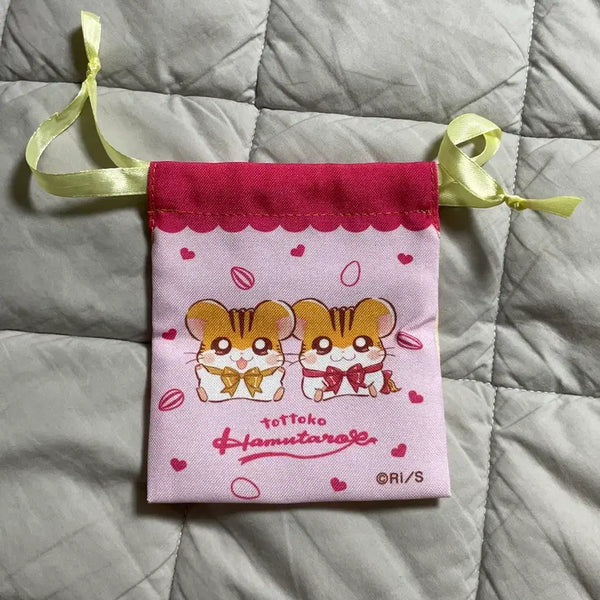 [BUNJANG] Hamtarou Random Pouch / 햄토리 랜덤 파우치 (앞/뒷면)