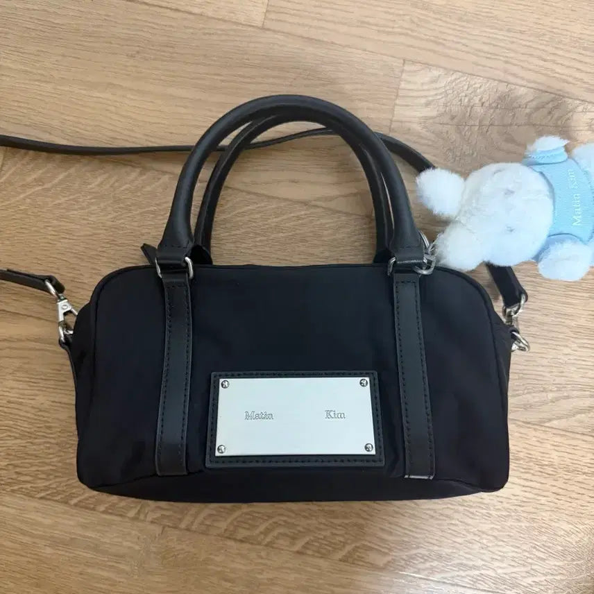 [BUNJANG] Matinkim Black Tote Bag with Keyring / 마땡킴 가방+마땡킴 키링
