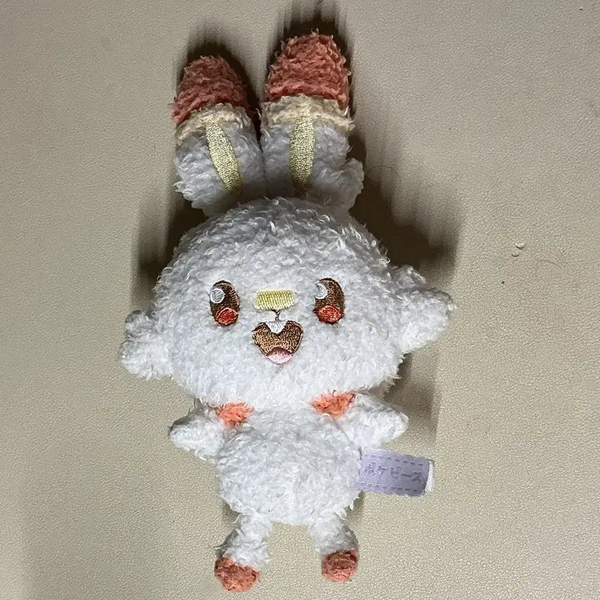 [BUNJANG] Pokemon Scorbunny Original Mascot Plush Keychain / 포켓몬스터 염버니 오리지널 기본 마스코트 인형 키링