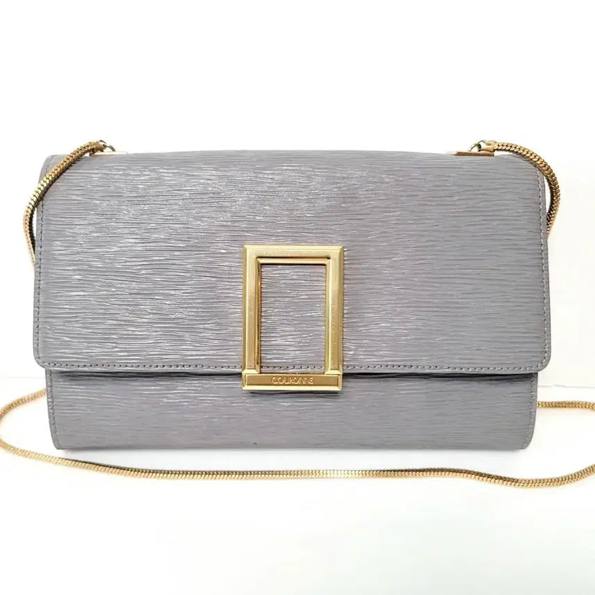 [BUNJANG] Couronne Genuine Leather Clutch Chain Bag / 정품)쿠론 클러치겸 체인백(보증서 있음)