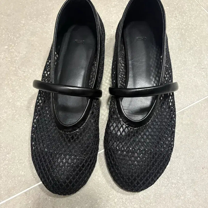 [BUNJANG] KUHO Mesh Net Flat Shoes (240) / 구호 KUHO 메쉬 네트 플랫 슈즈 (240)