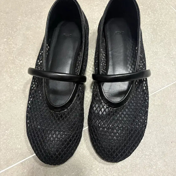 [BUNJANG] KUHO Mesh Net Flat Shoes (240) / 구호 KUHO 메쉬 네트 플랫 슈즈 (240)