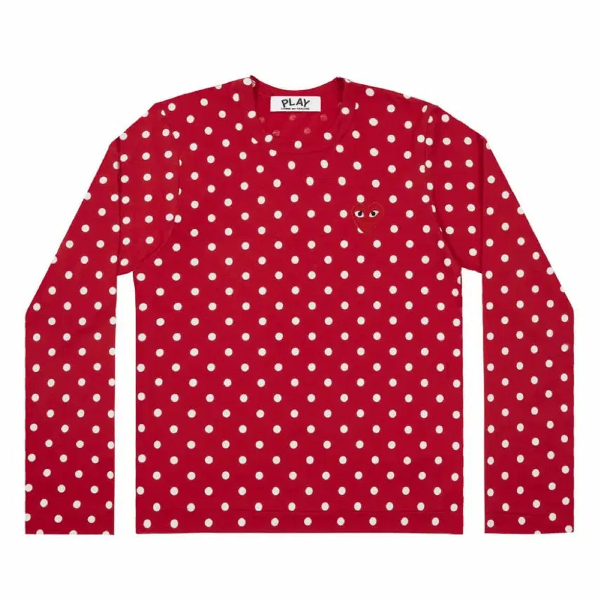 [BUNJANG] Comme des Garçons Polka Dot Long Sleeve / 꼼데가르송 도트 롱슬리브