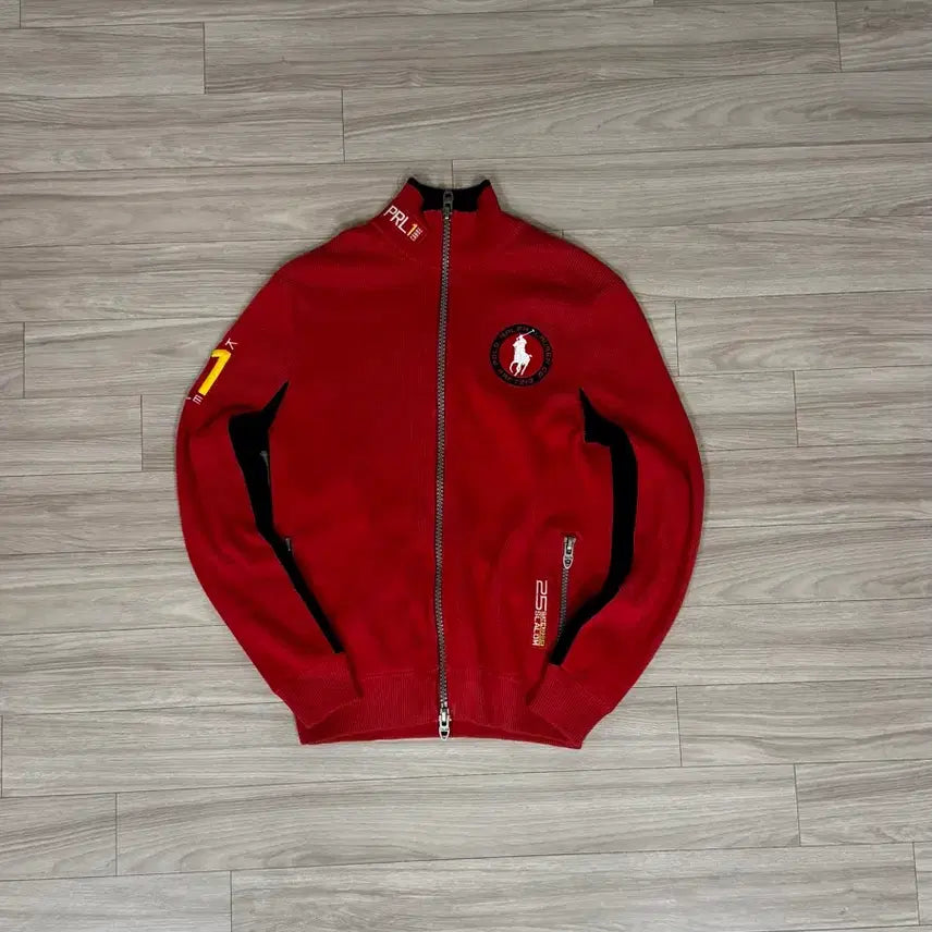 [BUNJANG] Polo Big Pony Knit Racing Jersey Red / 폴로 빅포니 니트 레이싱 져지 레드