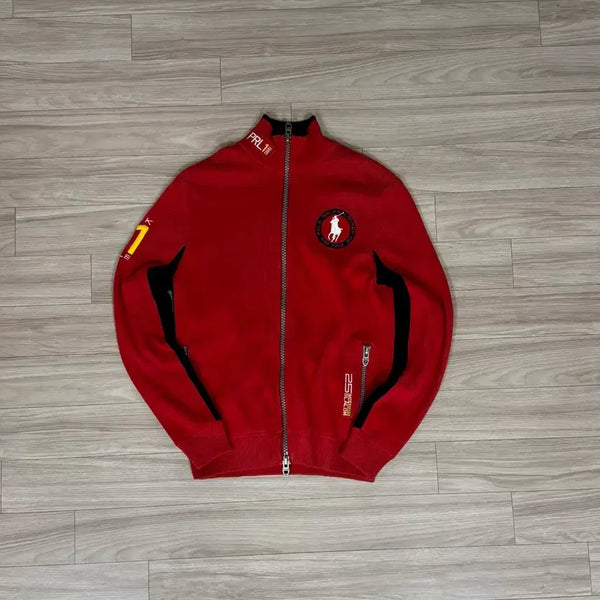 [BUNJANG] Polo Big Pony Knit Racing Jersey Red / 폴로 빅포니 니트 레이싱 져지 레드