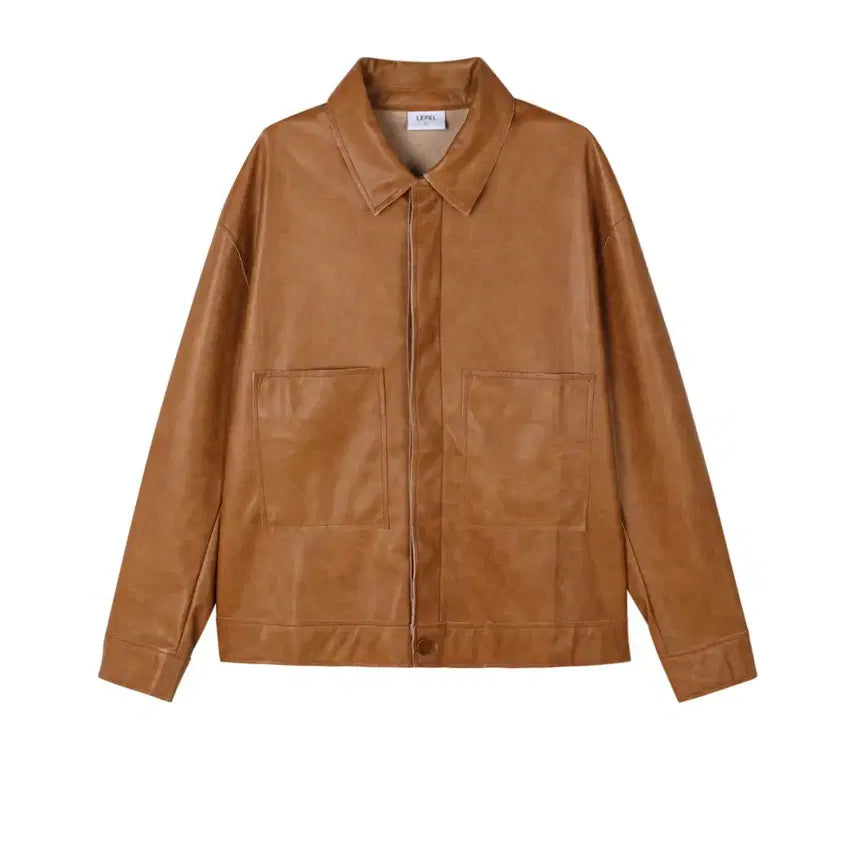 [BUNJANG] Unisex Leather Jacket / 남녀공용 가죽자켓(새상품)팔로우특가