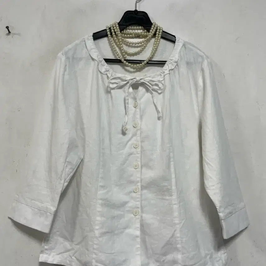 [BUNJANG] Dearest Frill Blouse / 특가새)N6969 Dearest 프릴 블라우스.