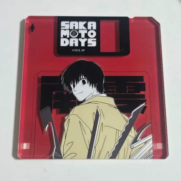 [BUNJANG] Sakamoto Days Nagumo Yoichi Floppy Disk Acrylic Block / 사카모토데이즈 나구모 요이치 플로피 디스크 아크릴 블록 사카데이 팝업