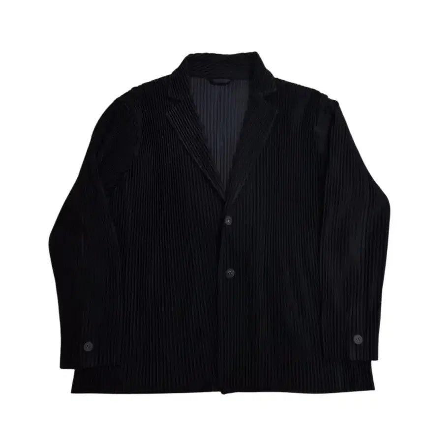 [BUNJANG] Issey Miyake Homme Plissé Black Pleated Jacket / 이세이미야케 옴므플리세 자켓 HP55JD201