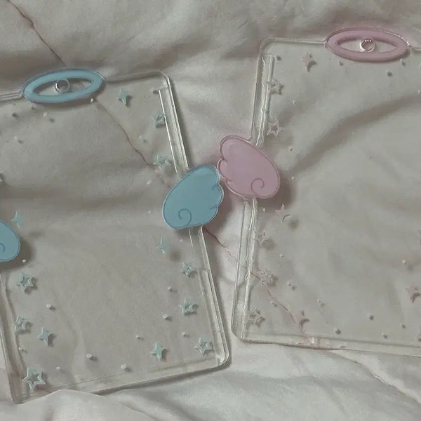 [BUNJANG] Angel Wing Acrylic Photocard Holder / 천사 날개 아크릴 위시코어 포카홀더
