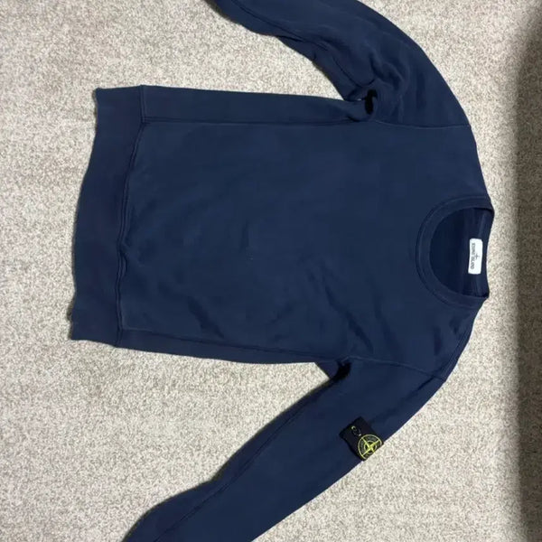 [BUNJANG] Stone Island Sweatshirt Navy / 스톤아일랜드 맨투맨 네이비