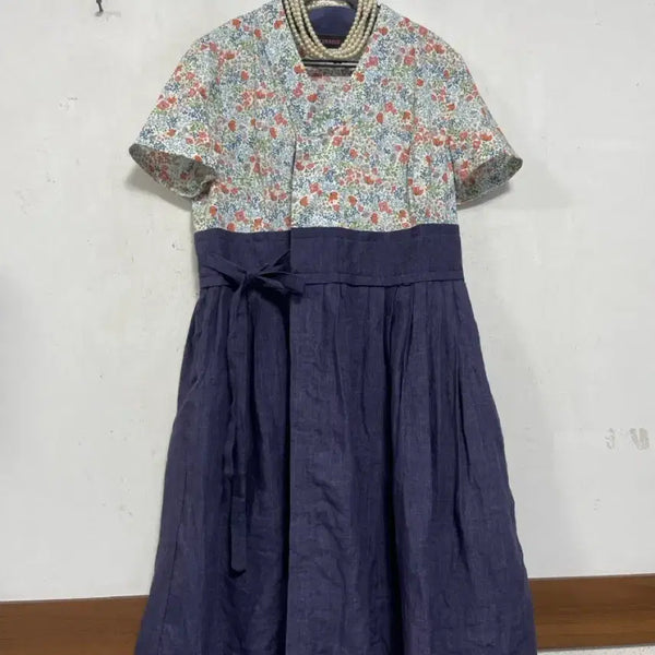 [BUNJANG] Ccomaque Hanbok Dress / N6977 ccomaque 꼬마크 한복 원피스.생활한복.개량한복.돌실나이