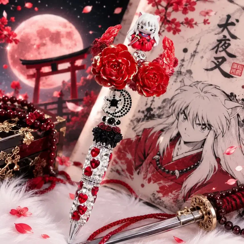 [BUNJANG] Inuyasha Character Figure Ballpoint Pen / 이누야샤 피규어 볼꾸 볼펜