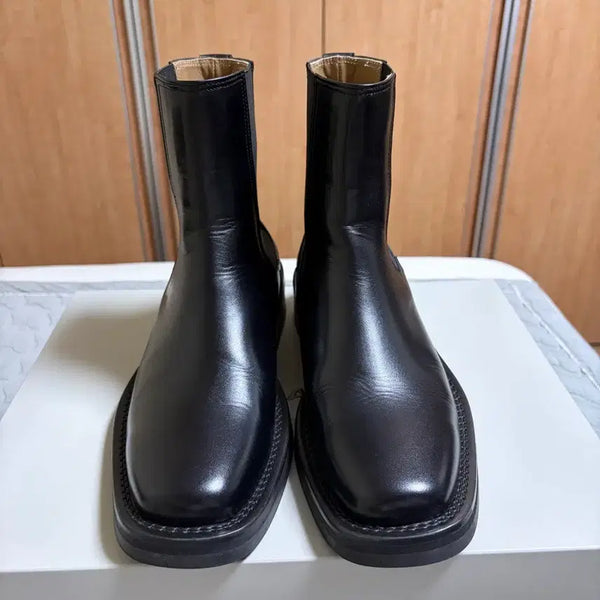 [BUNJANG] Lost Garden Max 250 Black Walker Boots / 로스트가든 Max 250