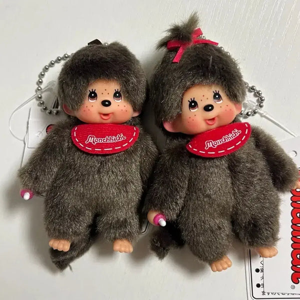 [BUNJANG] Monchhichi Mini Doll Keyring Set / 몬치치 미니 인형 키링 세트