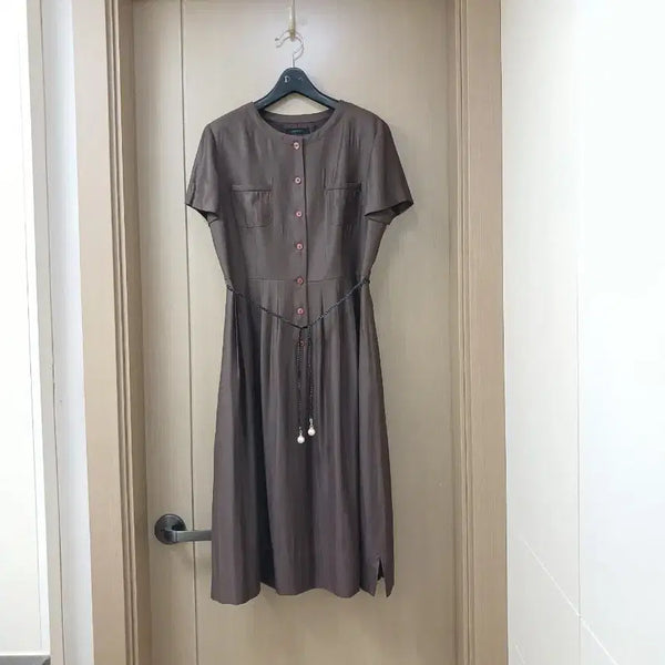 [BUNJANG] DEMIAN Collection Linen Dress / DEMIAN 콜렉션 마 원피스