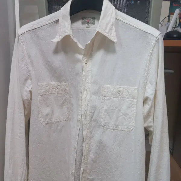 [BUNJANG] Buzz Rickson Chambray Off-White L / 버즈릭슨 샴브레이 오프화이트 L