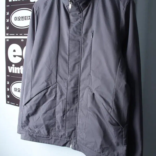 [BUNJANG] Beanpole Zip-up Windbreaker Lightweight Jacket Grey / (L) 빈폴 집업 바람막이 점퍼자켓 경량 그레이 놈코어-H37545