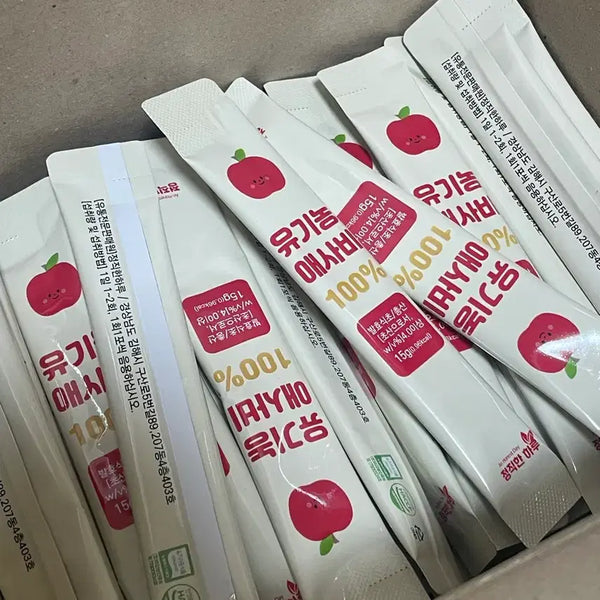 [BUNJANG] 100% Organic Apple Cider Vinegar Concentrate 48 Pouches / 유기농 애사비 100% 원액 48포
