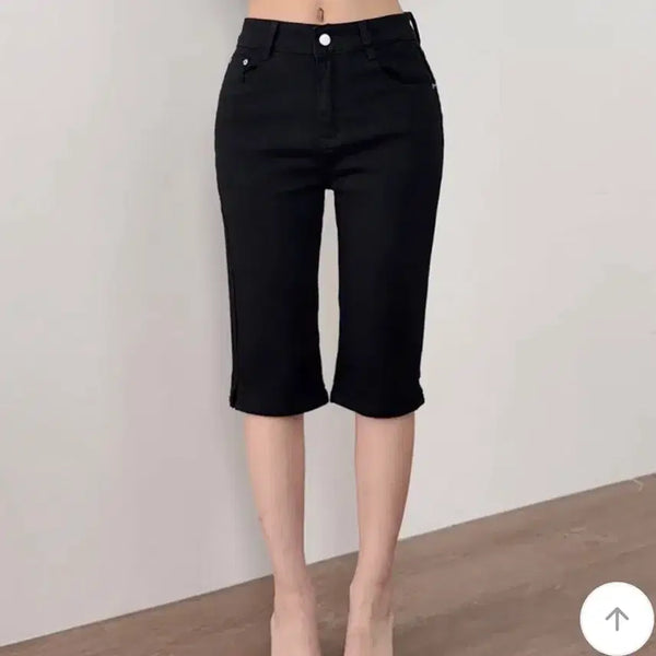[BUNJANG] 6-Button Capri Pants / 에이블리 6부 카프리 팬츠 교신