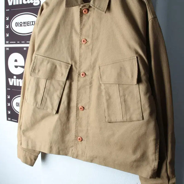 [BUNJANG] Urbanstuff Zip-Up Windbreaker Jacket with Big Pockets / (M-L) 어반스터프 집업 바람막이 점퍼자켓 트러커 빅포켓-H37579