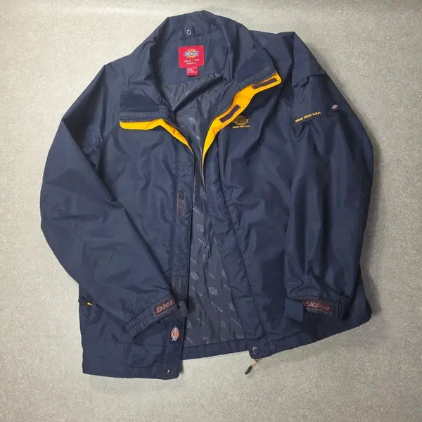 [BUNJANG] Dickies Navy Yellow Colorblock Jacket / 디키즈 남색 옐로우 배색 자켓