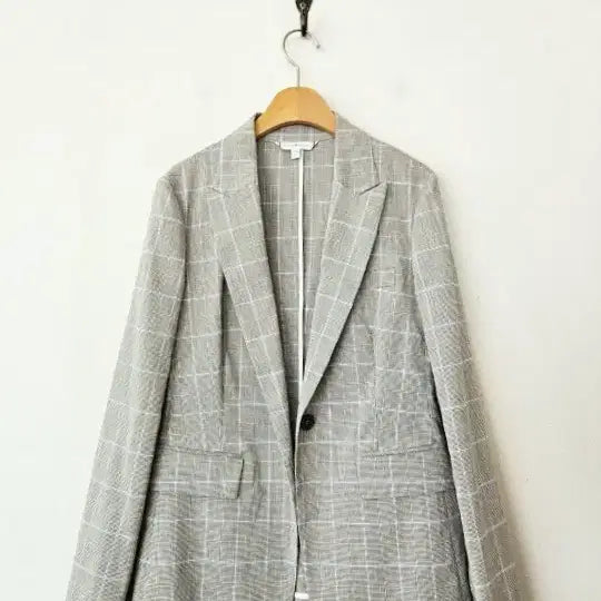 [BUNJANG] Tommy Hilfiger Linen Check Jacket / 타미힐피거 린넨 자켓