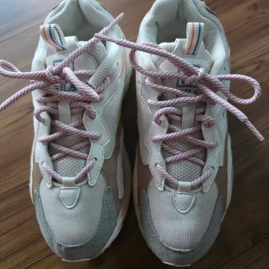 [BUNJANG] Fila Sneakers Pink/Beige / 휠라 운동화 핑크/베이지