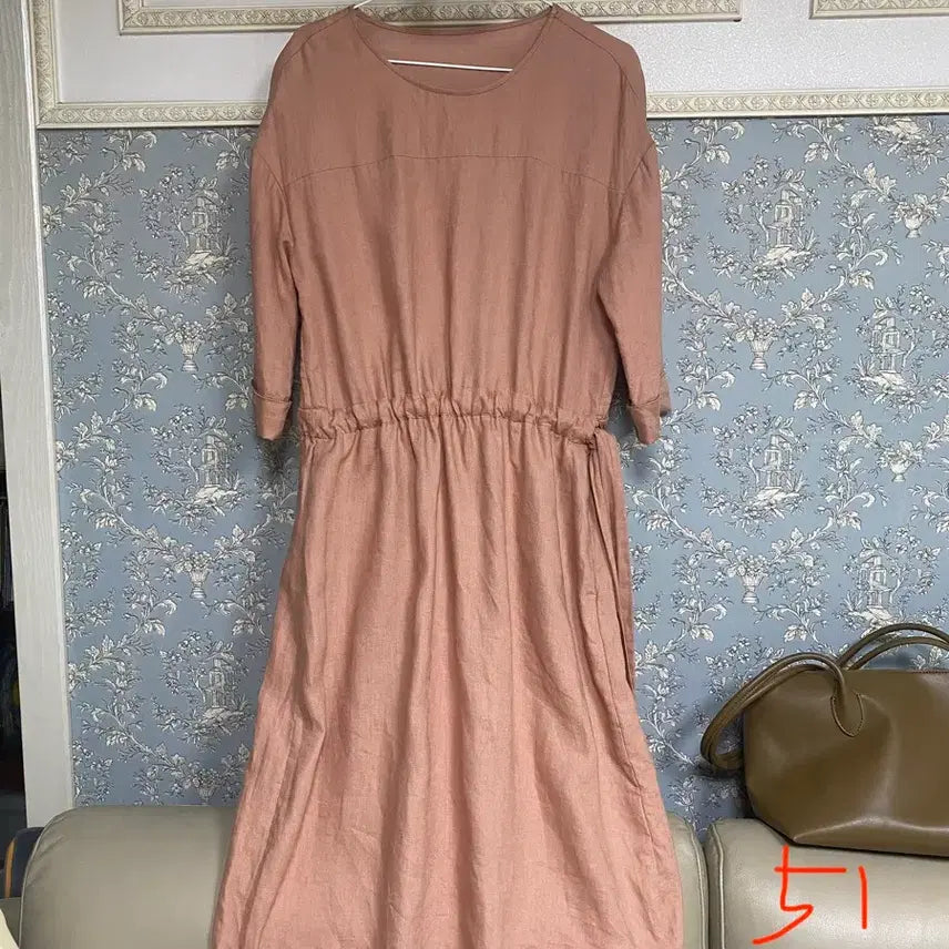 [BUNJANG] Ama Linen Long Dress / 아마 린넨 원피스 55~66