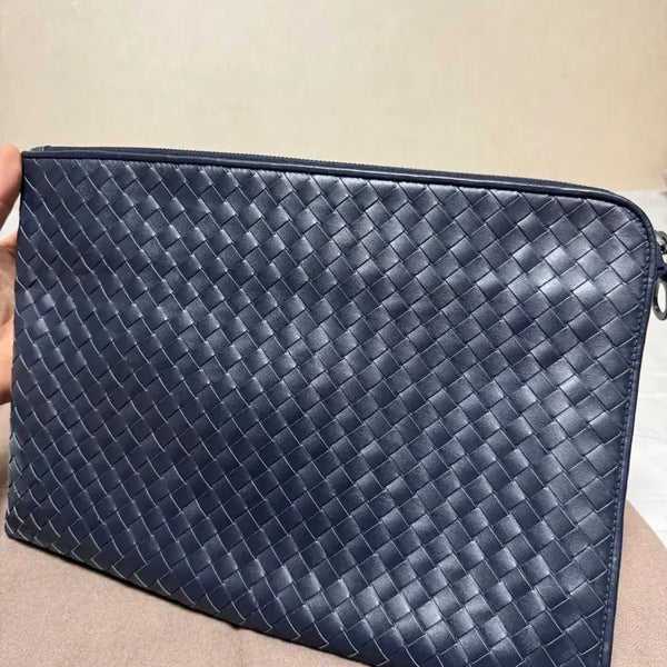 [BUNJANG] Bottega Veneta Navy Leather Clutch Bag / [상태좋음/정품] 보테가 클러치