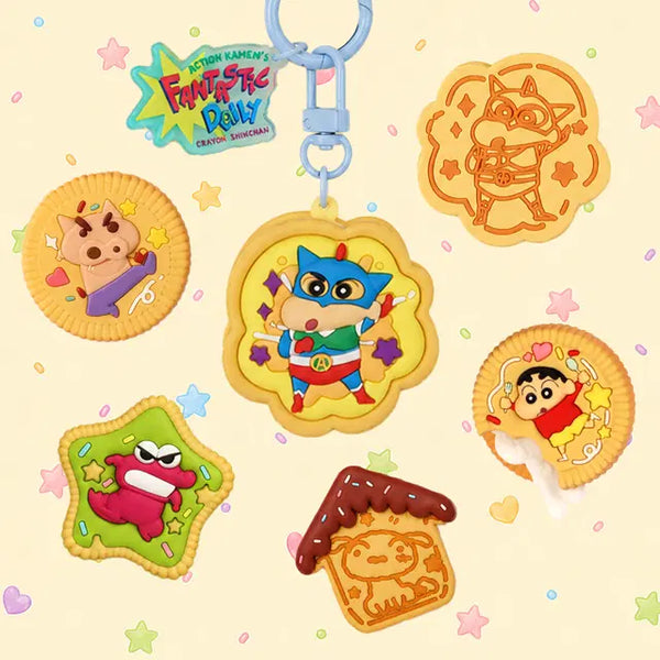 [BUNJANG] Crayon Shin-chan Macaron Figure Keyring / 짱구는못말려 마카롱 피규어 키링
