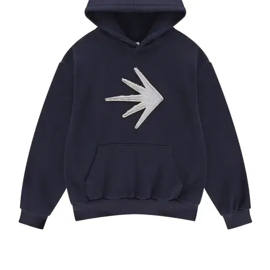 [BUNJANG] ZEROSI Logo Hoodie Navy / ZEROSI 로고 후드티 네이비 나만 알고싶은 유니크 브랜드