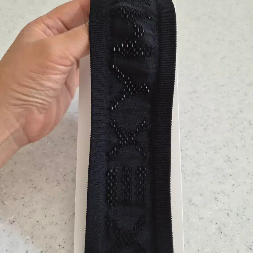 [BUNJANG] Xexymix RX Logo Mesh Headband (Black) / 새상품-테그있음)RX 로고 메쉬 헤드밴드(블랙)(젝시믹스)(남여공용)(40%할인)