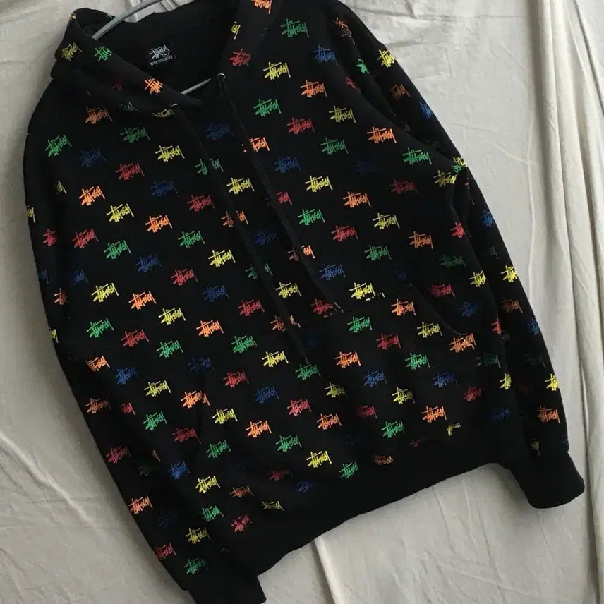 [BUNJANG] Stussy Multi Logo Hoodie / 스투시 멀티로고 후드티