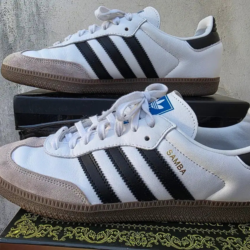[BUNJANG] Adidas Samba OG White Black 280 / 아디다스 삼바 OG 화이트 블랙 280