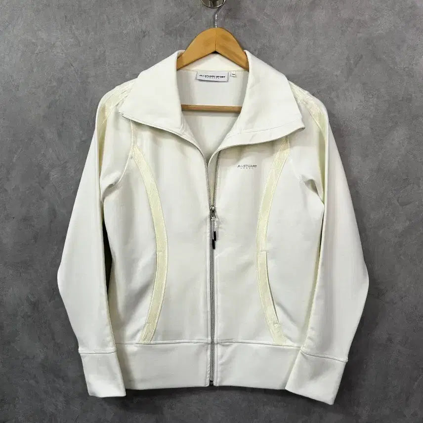 [BUNJANG] Jil Stuar Zip-Up Jacket Ivory L / 질 스튜어트 집업 자켓 아이보리 L