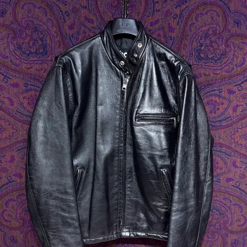 [BUNJANG] Schott 641Q Cowhide Leather Jacket / schott 641Q 카우하이드 가죽 자켓