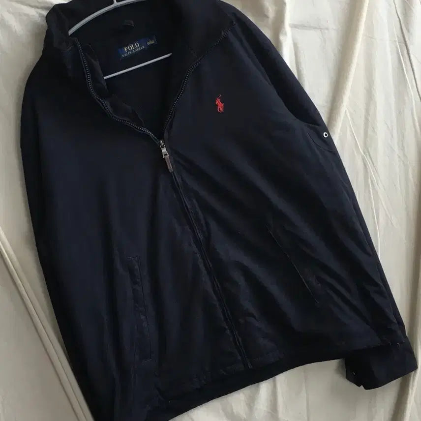 [BUNJANG] Polo Ralph Lauren Chest Logo Poly-shell Jacket / 폴로 랄프로렌 가슴로고 폴리쉘 자켓