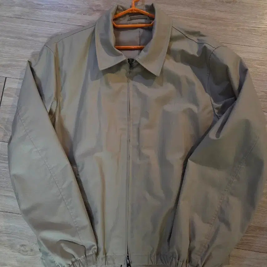 [BUNJANG] Musinsa Standard Suede Blouson Jacket Beige L / 텍X새상품.정가9만) 무탠다드 블루종 베이지 자켓 L