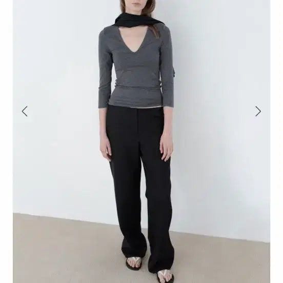 [BUNJANG] Ehre Wool Blend Lowrise Trousers Black / Ehre WOOL BLEND LOWRISE TROUSERS 블랙36