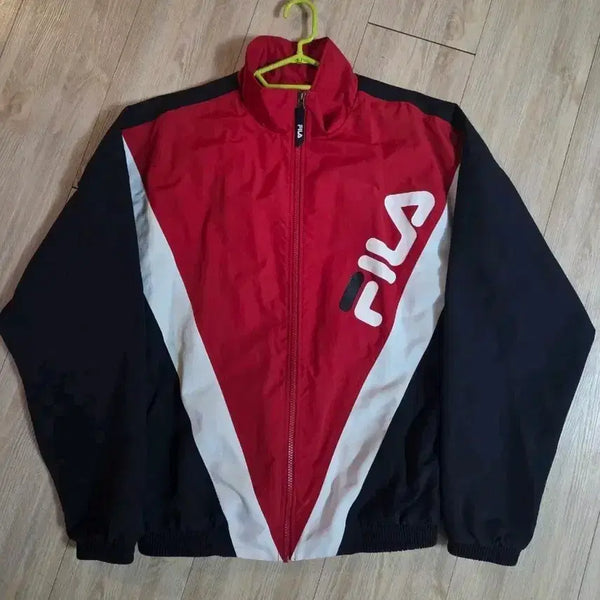 [BUNJANG] Fila Old School Windbreaker Jacket / S급 휠라 올드스쿨 바람막이 (170~180추천)