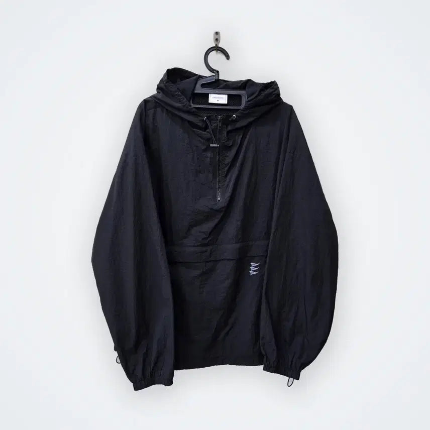 [BUNJANG] URBANDTYPE Black Hooded Jumper L / [L] 어반타입 후드 점퍼 블랙