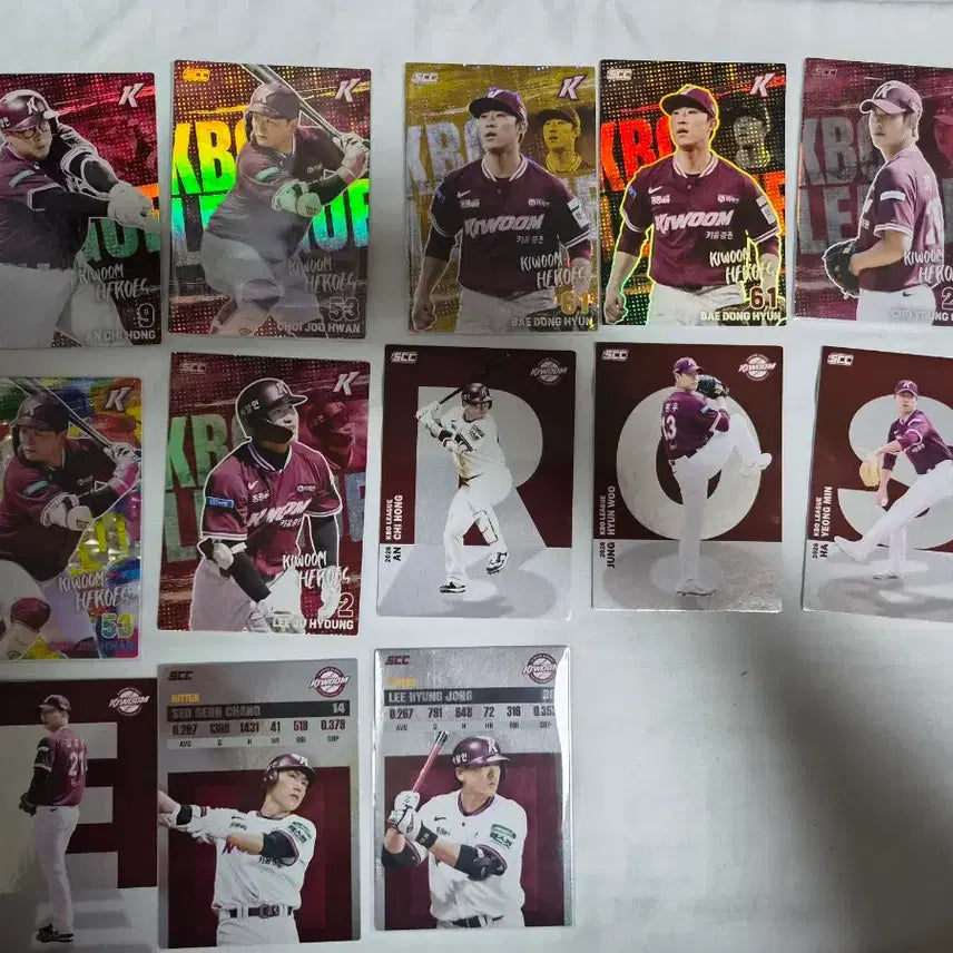 [BUNJANG] Kiwoom Heroes KBO Baseball Card / kbo 카드 (키움)